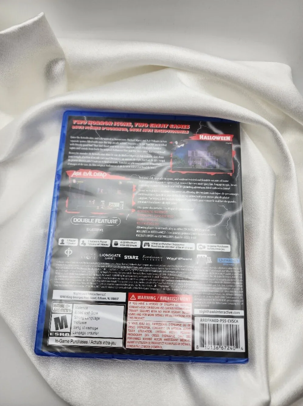 PlayStation 5 Halloween / Ash vs Evil Dead RetroRealms Double Feature